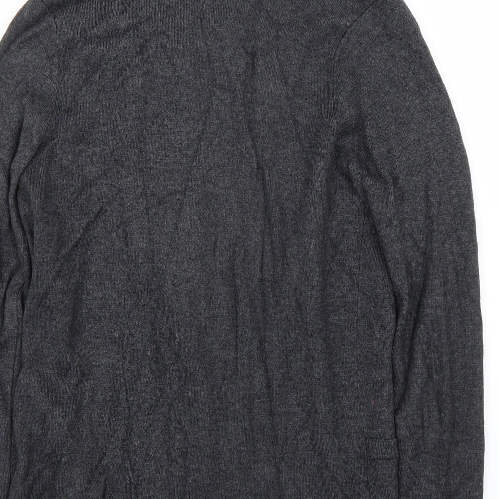 Womens UK Size 12 M&S Grey Cardigan Jumper