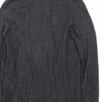 Womens UK Size 12 M&S Grey Cardigan Jumper