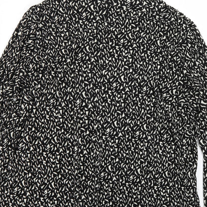 Womens UK Size 10 Topshop Black Basic T-Shirt