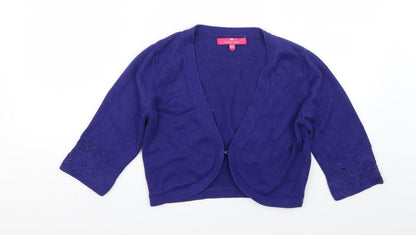 Womens UK Size 8 Together Purple Cape Jumper