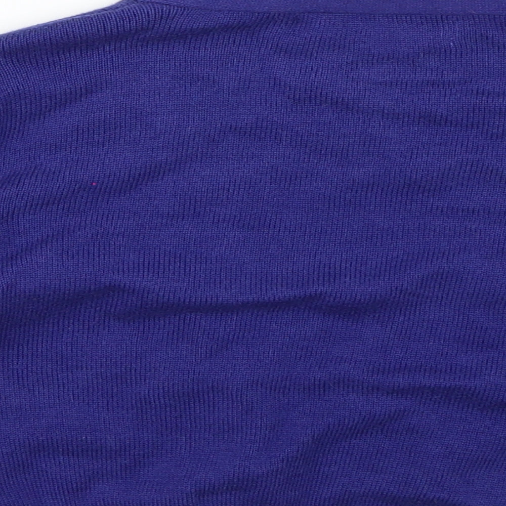 Womens UK Size 8 Together Purple Cape Jumper