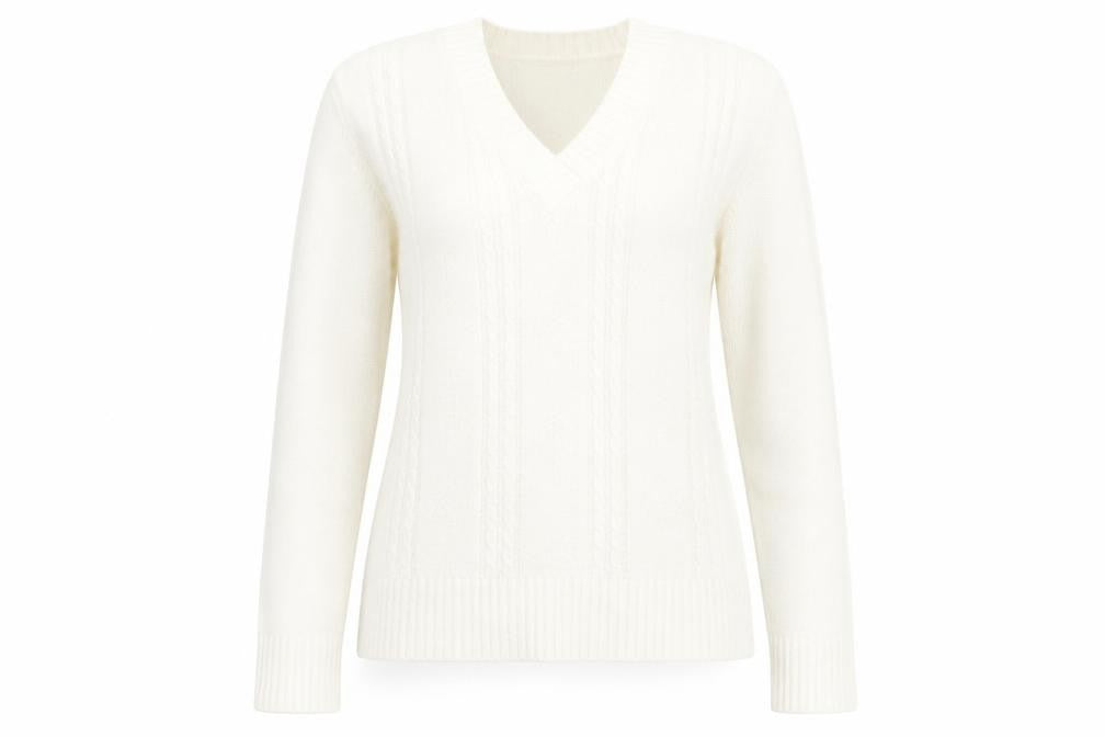 Womens UK Size M Glimpse Design Beige Pullover Jumper
