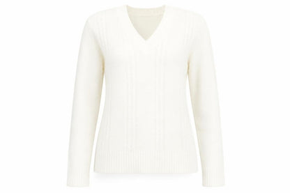 Womens UK Size M Glimpse Design Beige Pullover Jumper