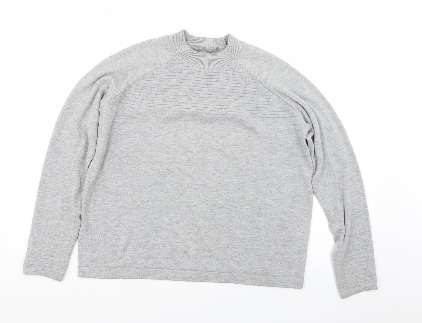 Womens UK Size 10 ASOS Grey Pullover Sweatshirt
