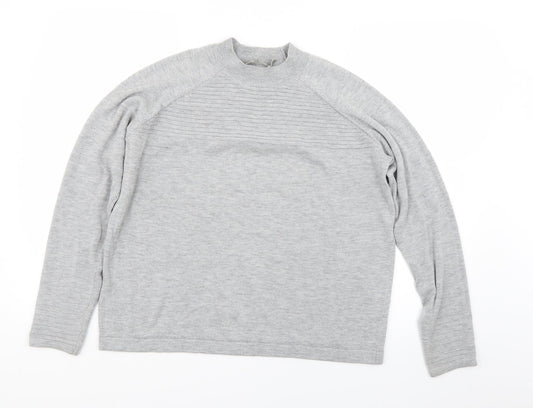Womens UK Size 10 ASOS Grey Pullover Sweatshirt