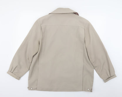 Womens UK Size L Preworn Beige Trench Coat