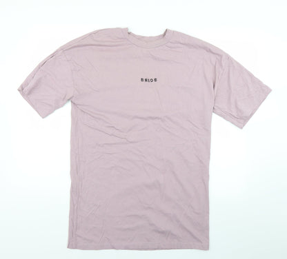 Stanley/stella Womens Purple   Basic T-Shirt Size S  - Bride