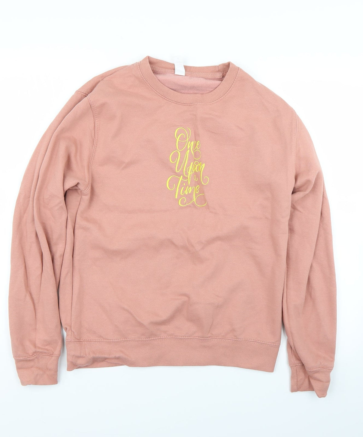 Womens Pink   Pullover Sweatshirt Size S  - Once upon a time