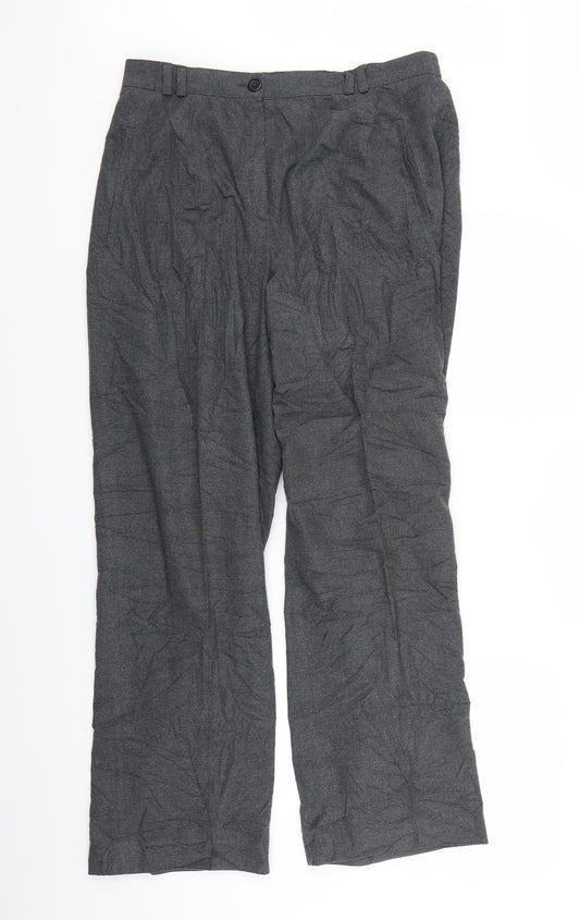 Womens UK Size 16 Marcona Regular Fit  Grey Trousers