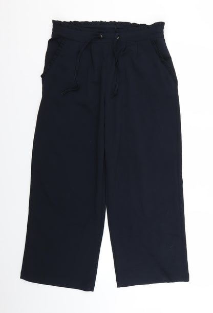 Jacquelin de yong Womens Blue   Trousers  Size M L21 in