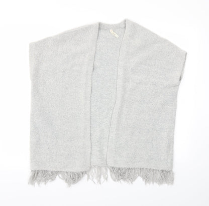 yd Girls Grey   Cardigan Jumper Size 9-10 Years