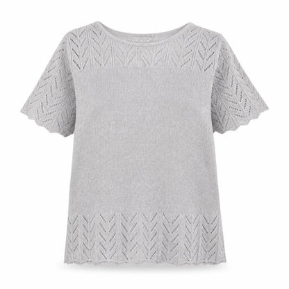 EWM Womens Silver   Basic T-Shirt Size M