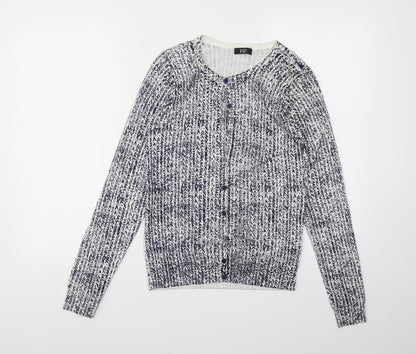 F&F Womens Blue   Cardigan Jumper Size 8