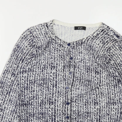 F&F Womens Blue   Cardigan Jumper Size 8