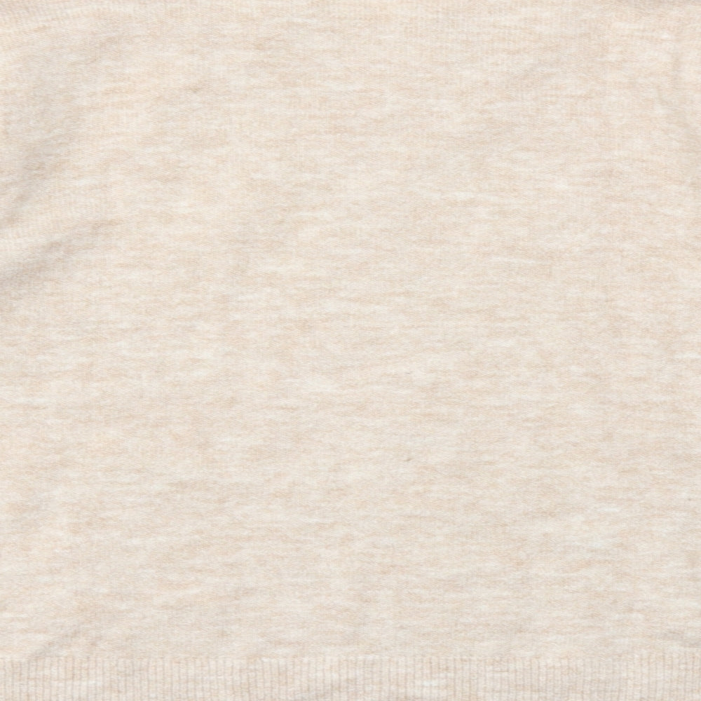 Womens UK Size S H&M Beige Pullover Jumper