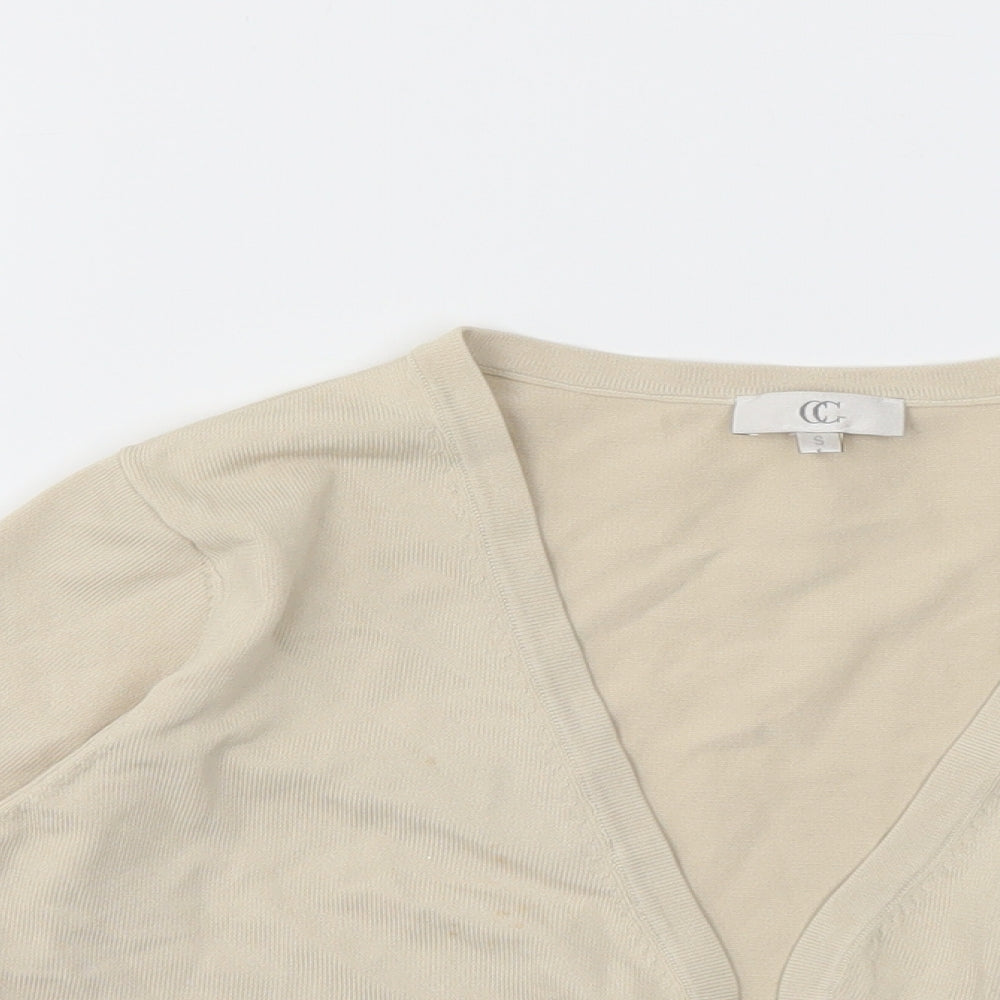 CC Womens Beige   Cardigan Jumper Size S