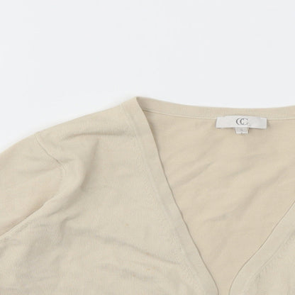CC Womens Beige   Cardigan Jumper Size S