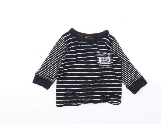 NEXT Girls Black   Pullover Jumper Size 6-9 Months