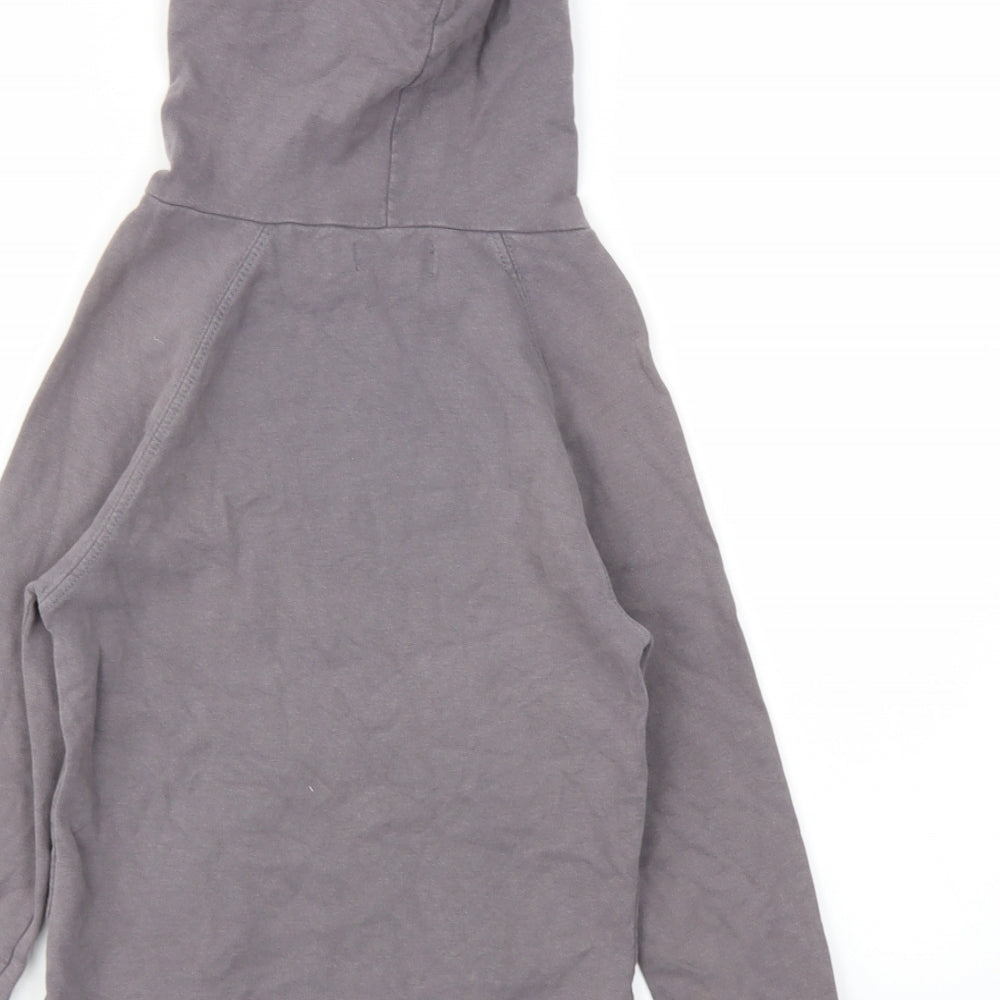 PINAPLE Girls Grey   Pullover Hoodie Size 7-8 Years