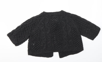 Womens UK Size 12 New Look Grey Cardigan Jumper