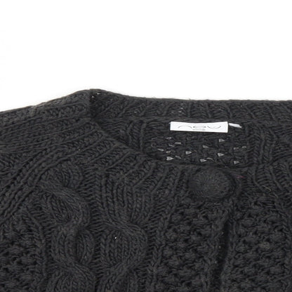Womens UK Size 12 New Look Grey Cardigan Jumper