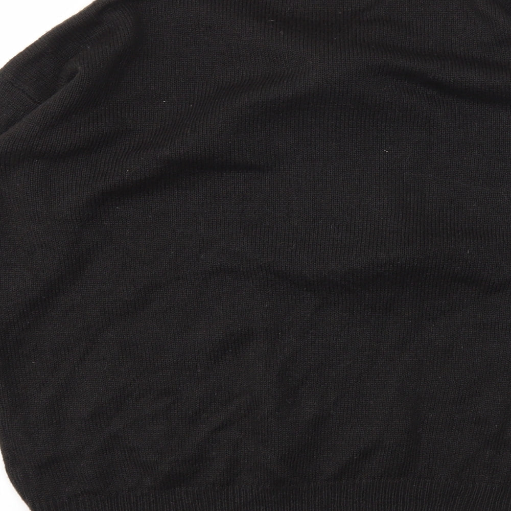Womens UK Size 12 BRAVE SOUL Black Pullover Jumper