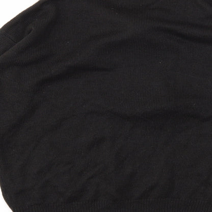 Womens UK Size 12 BRAVE SOUL Black Pullover Jumper