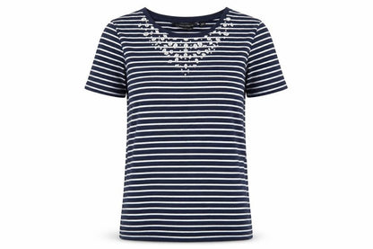 Womens UK Size 12 Dorothy Perkins Blue Basic T-Shirt