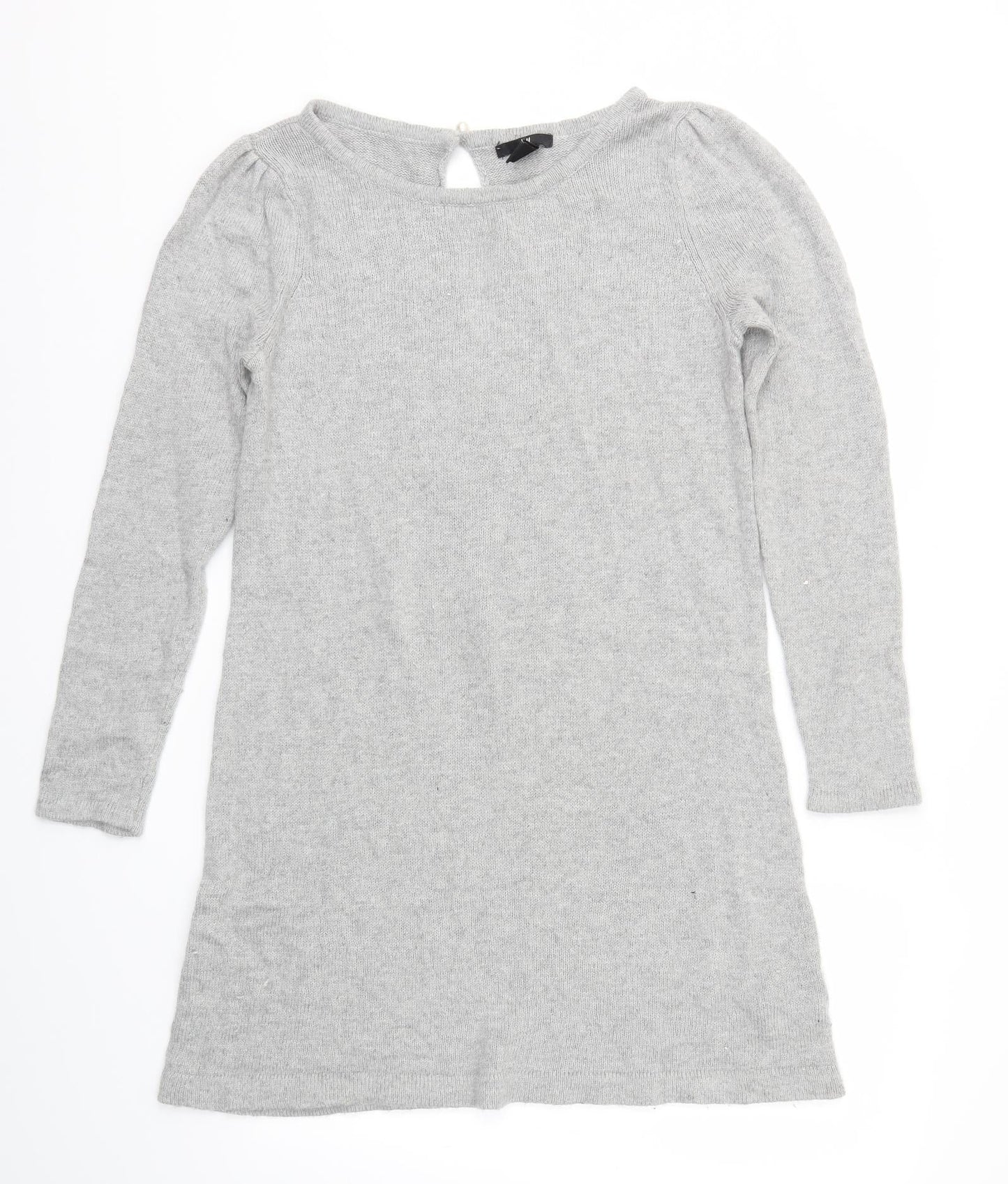 H&M Womens Grey Houndstooth  Jumper Dress  Size M
