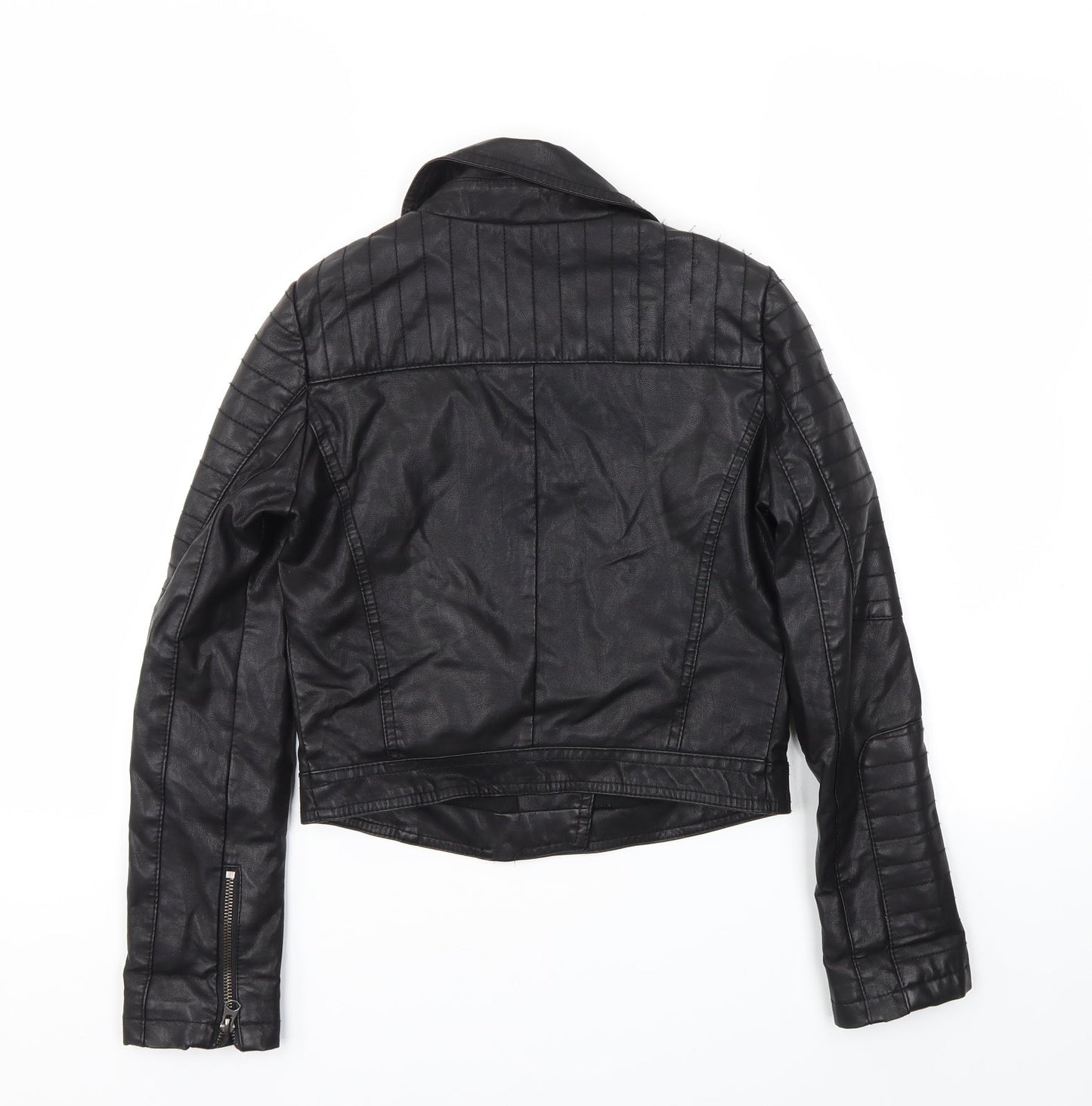 Womens UK Size 4 TOPSHOP Black Jacket