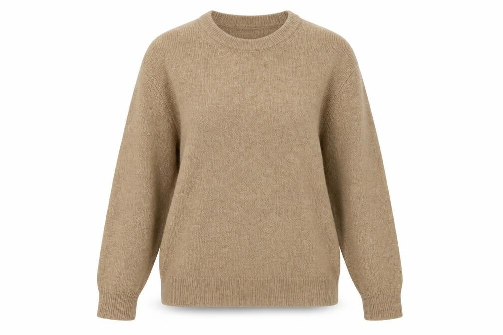 Womens UK Size M TU Beige Pullover Jumper