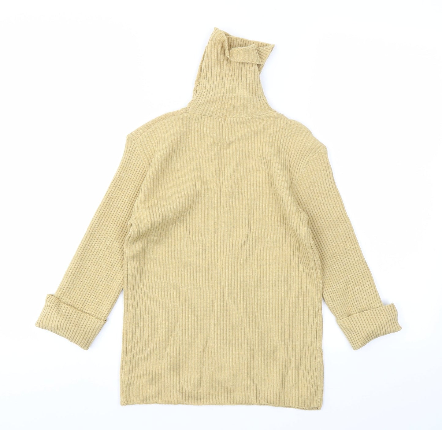 Womens UK Size M Select Beige Basic T-Shirt