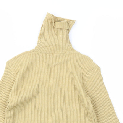 Womens UK Size M Select Beige Basic T-Shirt