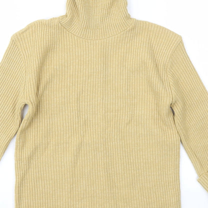 Womens UK Size M Select Beige Basic T-Shirt