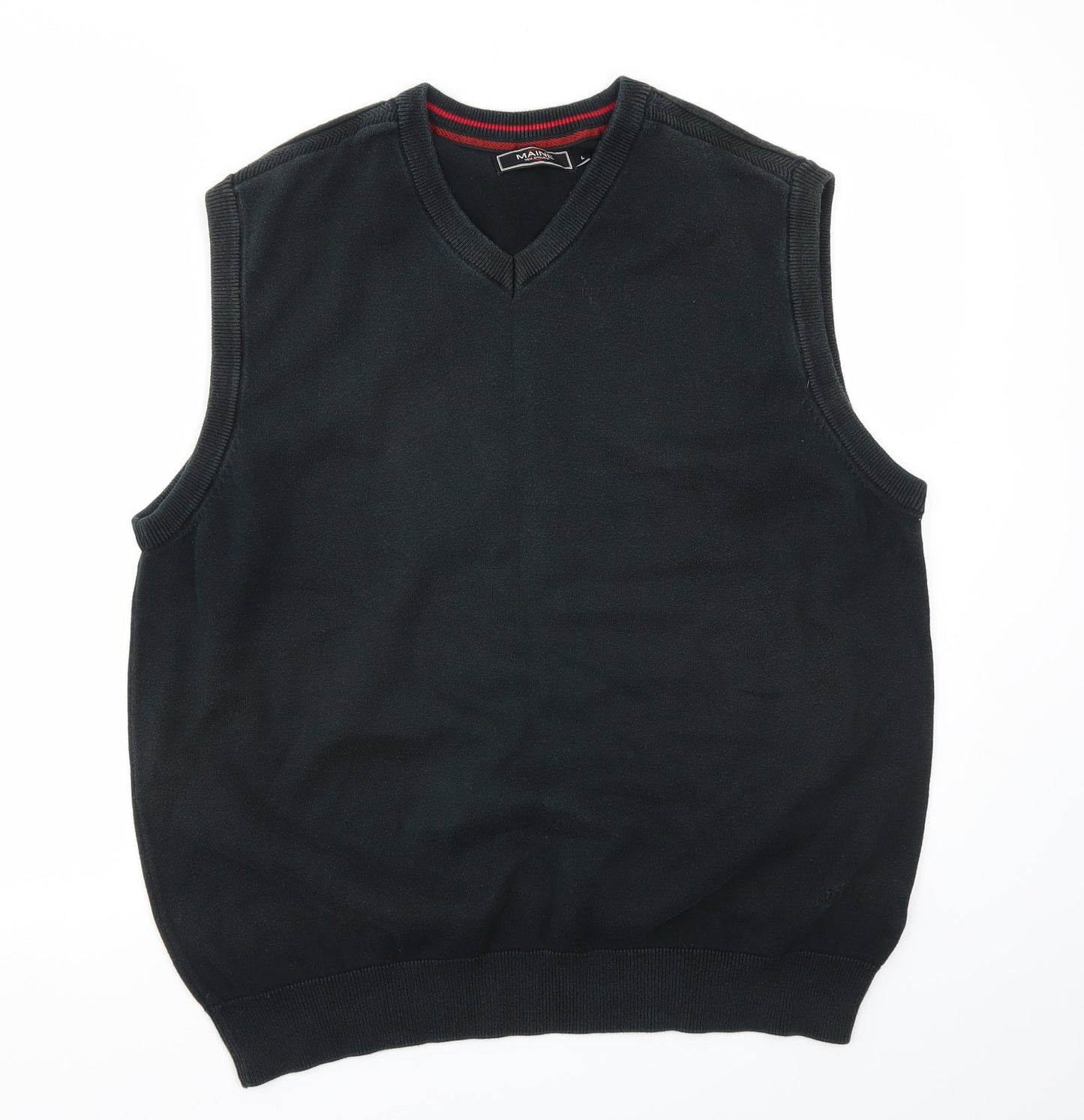 Mens UK Size L Debenhams Black Pullover Sweatshirt