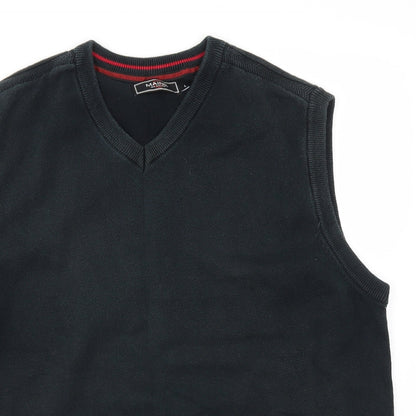 Mens UK Size L Debenhams Black Pullover Sweatshirt