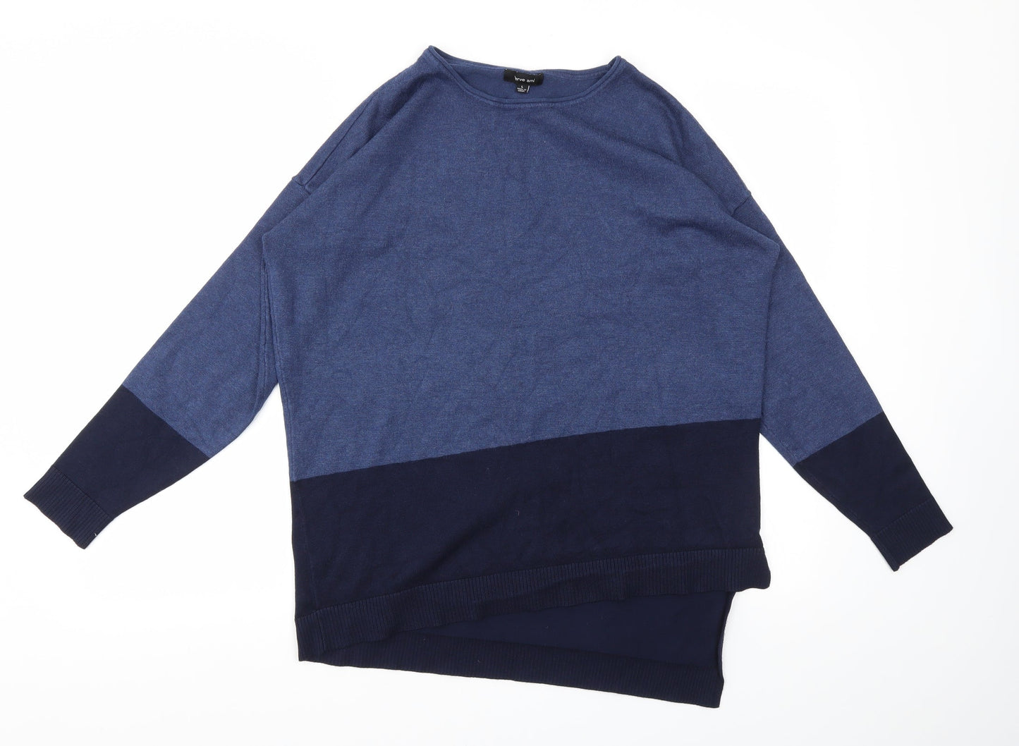 Womens UK Size L Verve Ami Blue Pullover Jumper
