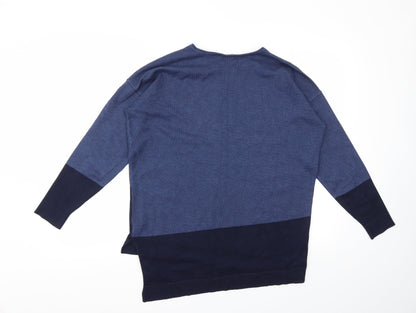 Womens UK Size L Verve Ami Blue Pullover Jumper