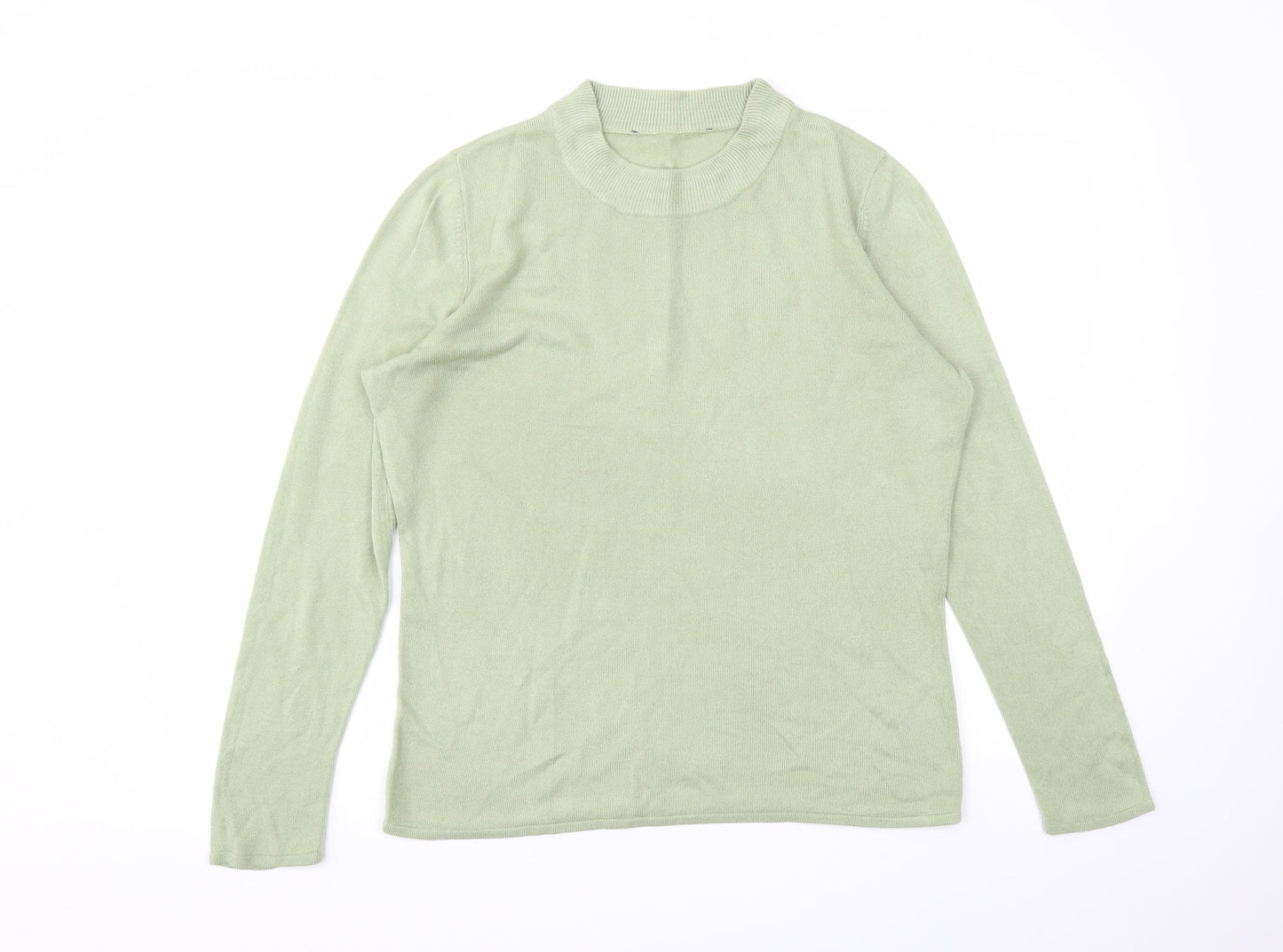 Womens UK Size 12 Bonmarché Green Pullover Jumper