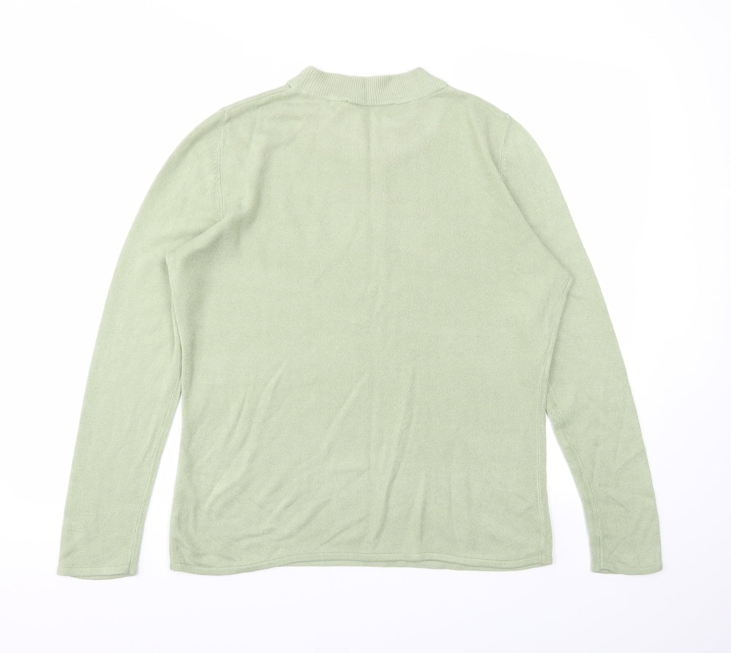 Womens UK Size 12 Bonmarché Green Pullover Jumper