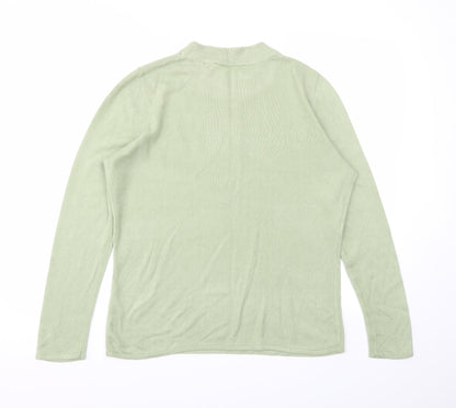 Womens UK Size 12 Bonmarché Green Pullover Jumper