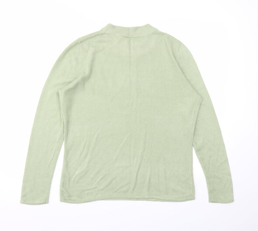 Womens UK Size 12 Bonmarché Green Pullover Jumper