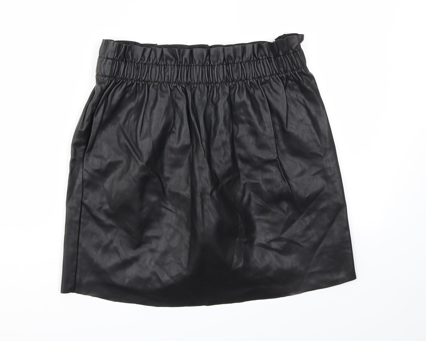 H&M Womens Black   A-Line Skirt Size 6  - Stretch waistband