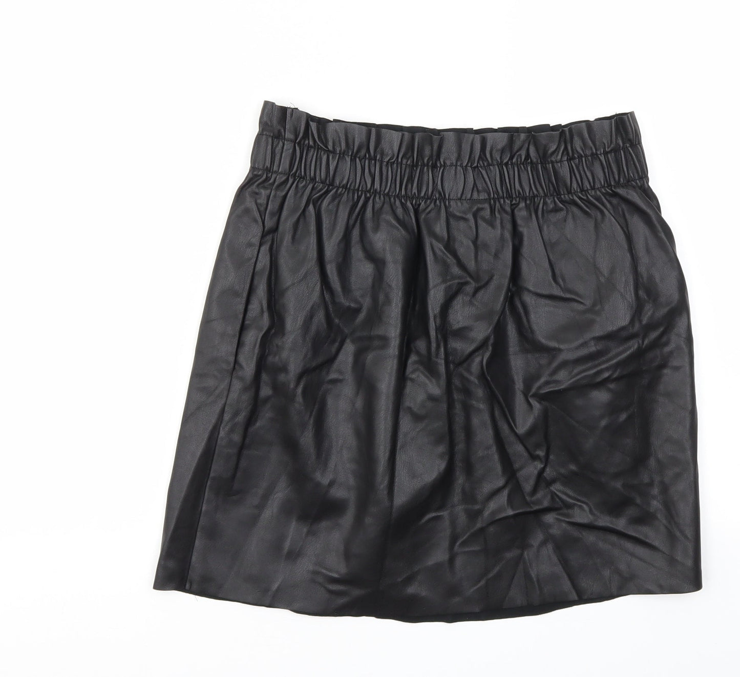 H&M Womens Black   A-Line Skirt Size 6  - Stretch waistband