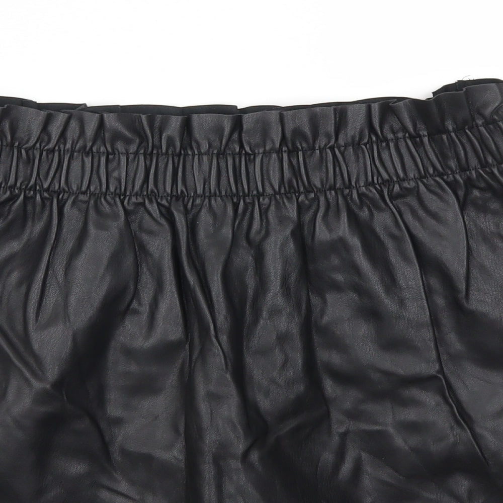 H&M Womens Black   A-Line Skirt Size 6  - Stretch waistband