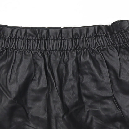 H&M Womens Black   A-Line Skirt Size 6  - Stretch waistband