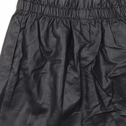 H&M Womens Black   A-Line Skirt Size 6  - Stretch waistband