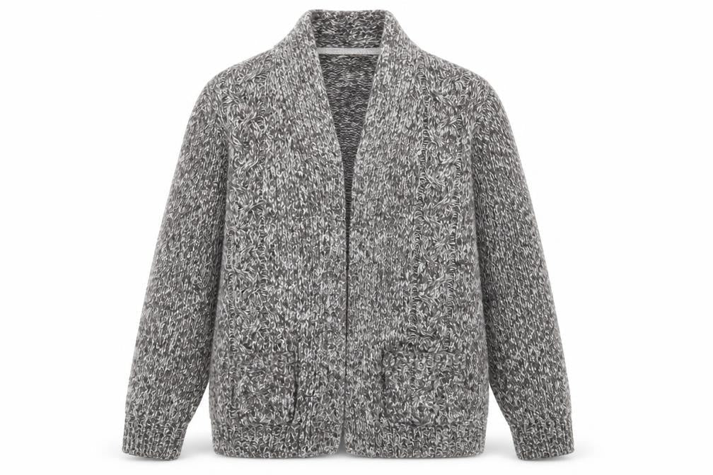 Womens UK Size 10 Debenhams Grey Cardigan Jumper
