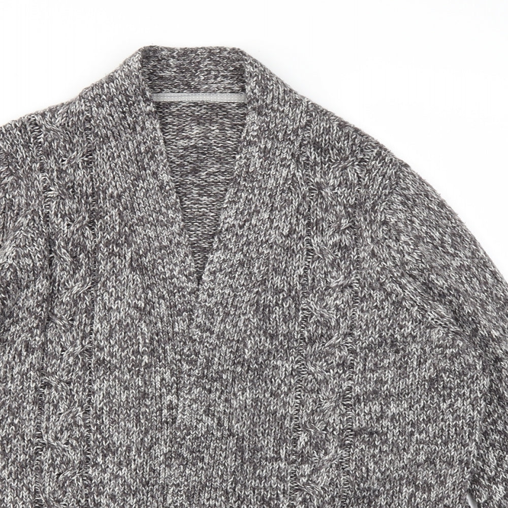 Debenhams Womens Grey   Cardigan Jumper Size 10