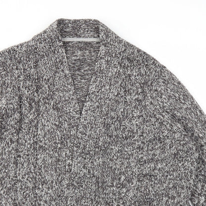 Debenhams Womens Grey   Cardigan Jumper Size 10